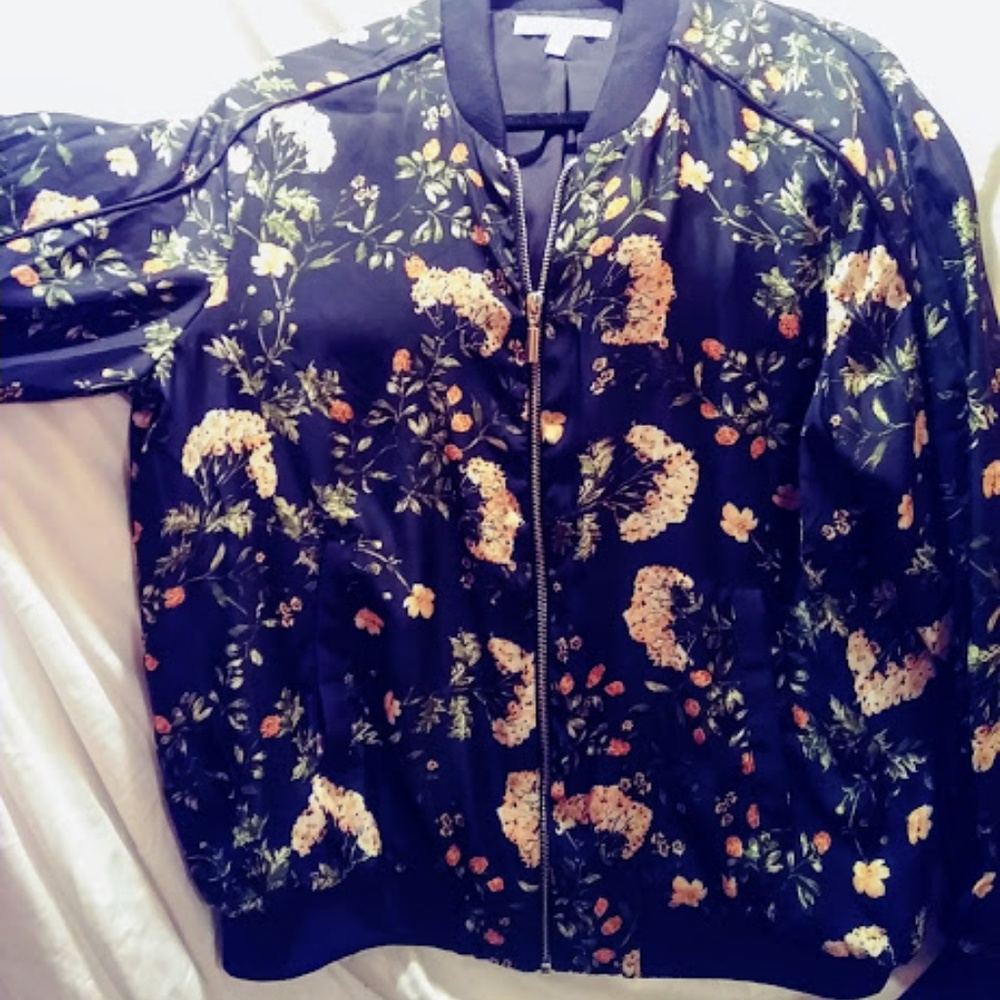 5-4-20 Fever Floral Satin Jacket